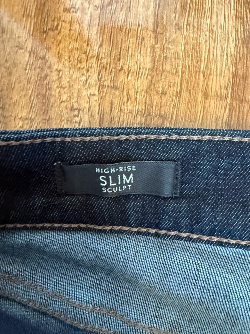 WHITE BLACK Women's Dark Blue Slim Fit High Rise Sculpt Jeans Size 6 - Picture 4 of 11